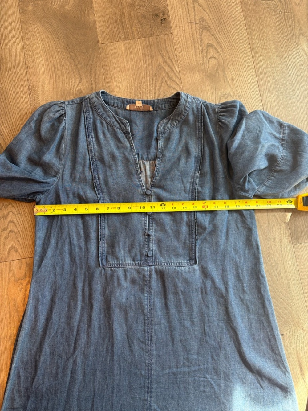 LOFT Blue Denim Tunic Dress - Picture 12 of 12